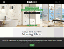 Tablet Screenshot of kuengsauna.ch